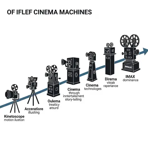 Evolution of Cinema Machines: From Kinetoscope to IMAX