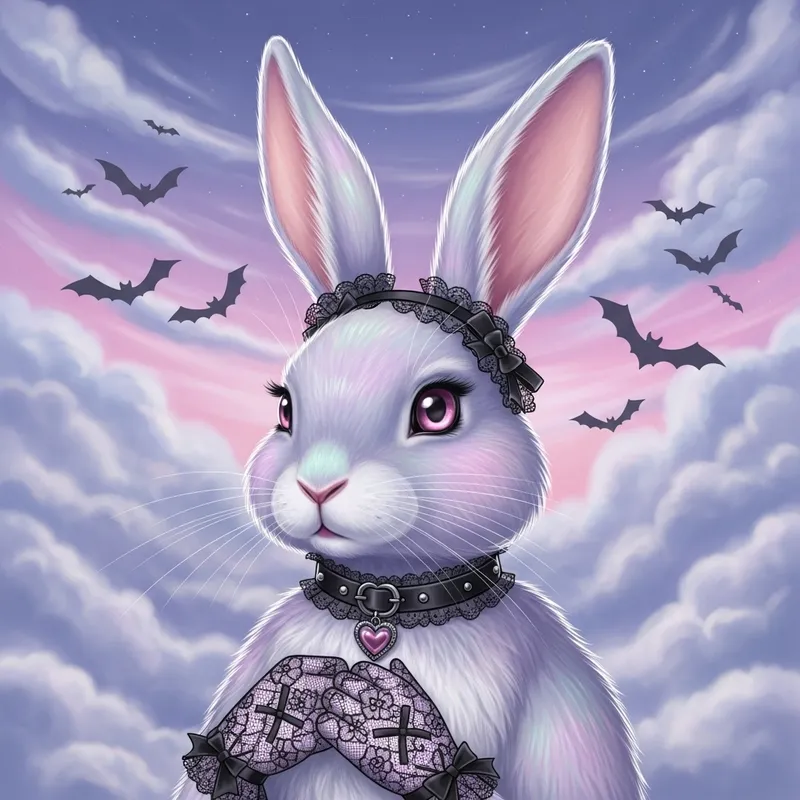 Pastel Goth Rabbit: A Subculture Fashion Icon Pastel Goth Rabbit: A Subculture Fashion Icon