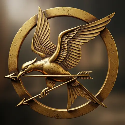 Mockingjay Symbol Engraved - Greater Emphasis