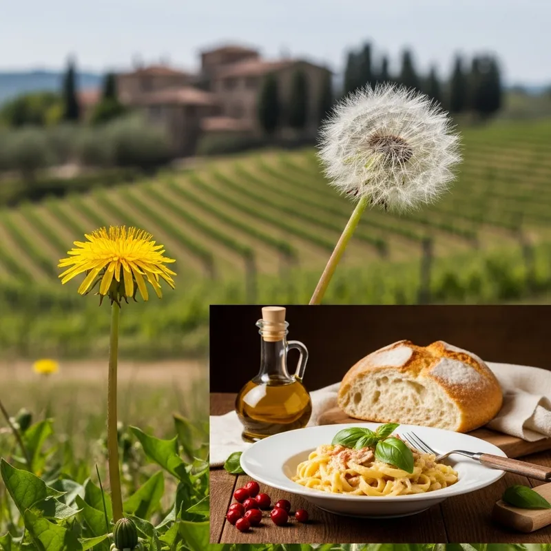 Italian Dandelion & Traditional Cuisine - Beautiful Italian Scene