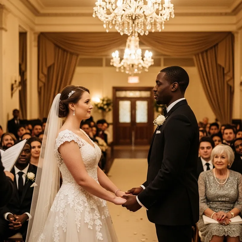 Vintage Glamour Wedding Inspiration Image