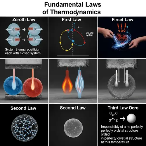 Laws of Thermodynamics: Zeroth, First, Second & Third Explained