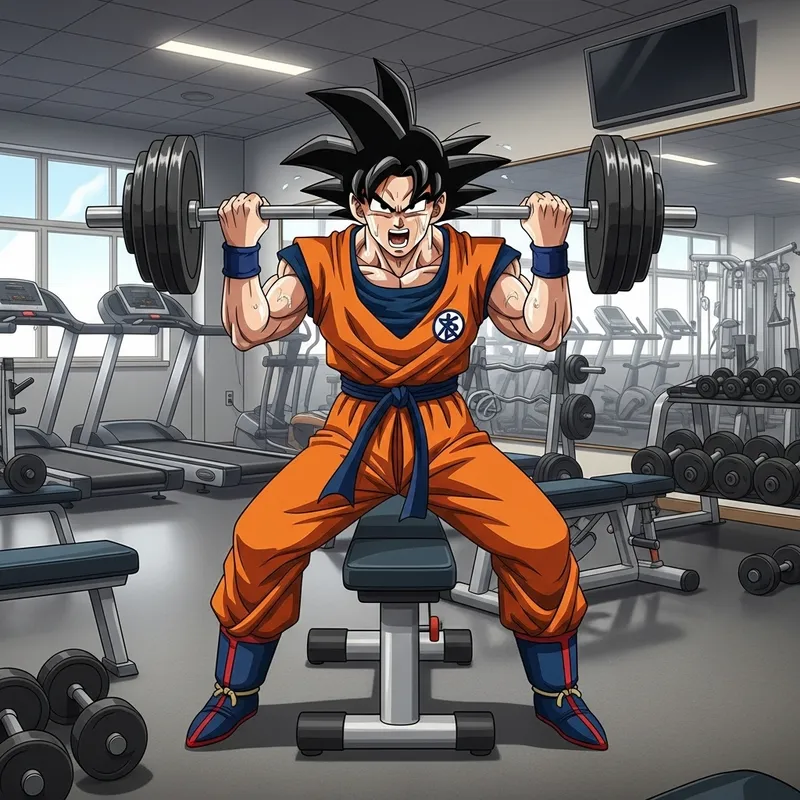 Goku Gym Workout: Intense Training Session Goku Gym Workout: Intense Training Session
