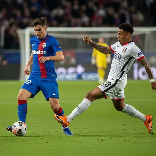 Professional Football Players Showcase Excellent Skills on Field