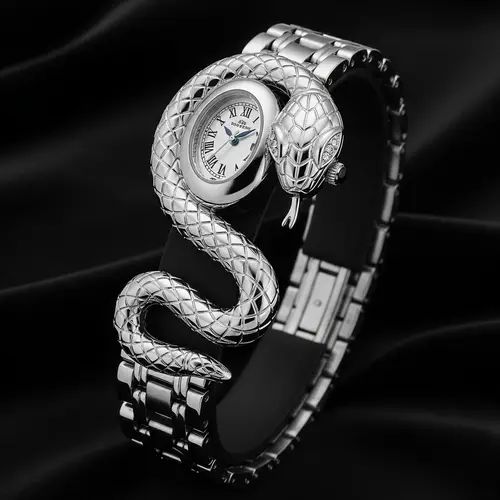 Serpent Theme Watch | Elegant Serpent Design Timepiece