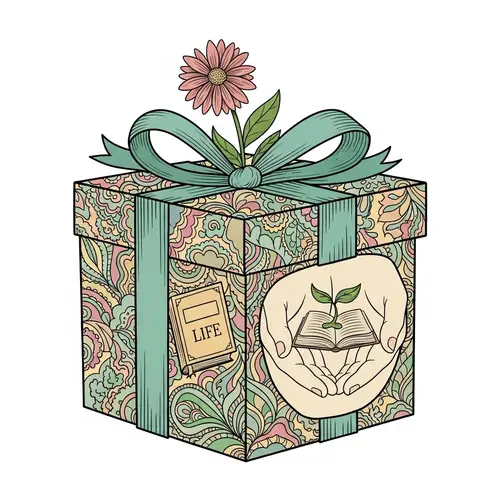 Gift Shape Drawing Design: Importance of Life Symbolized