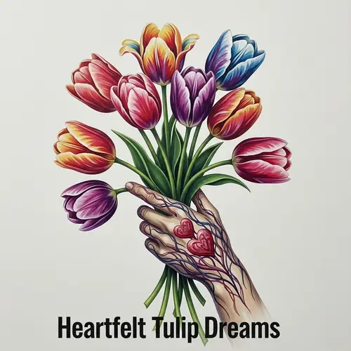 Heartfelt Tulip Dreams: Vibrant Bouquet of Love and Compassion