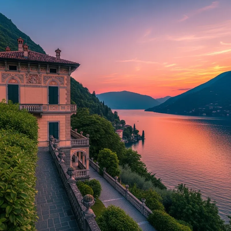 Stunning Italian Villa Overlooking Northern Italy Lake Stunning Italian Villa Overlooking Northern Italy Lake