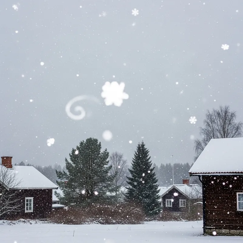 Tranquil Snow Scene in Scenic Sweden