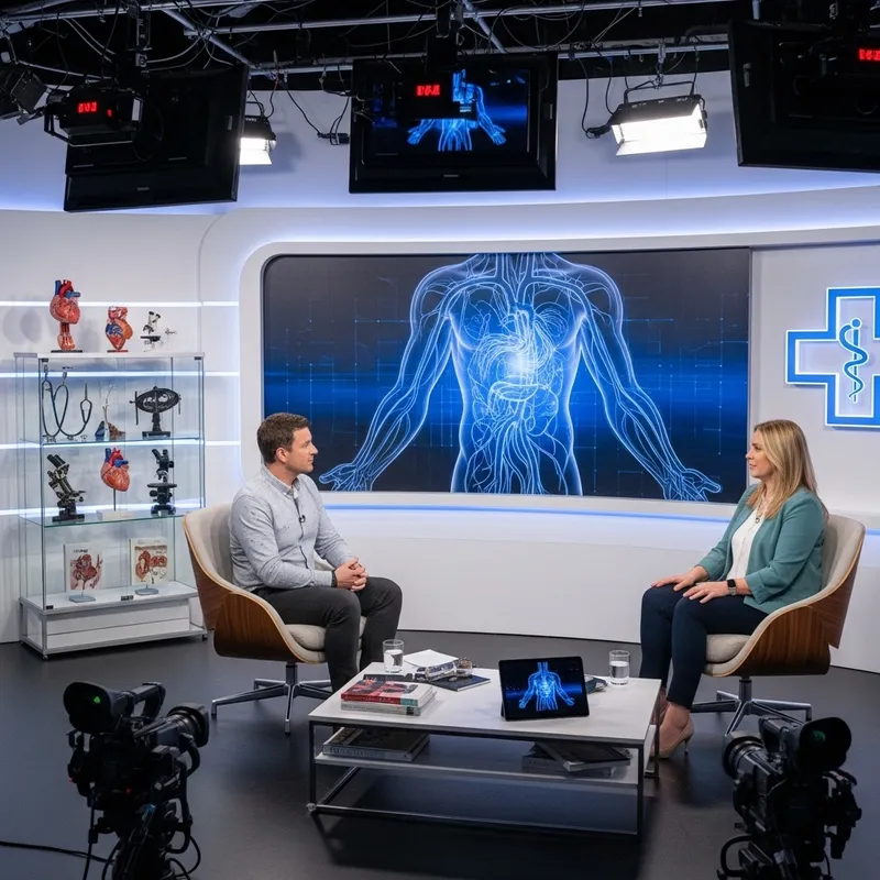 Medical TV Studio Design for Discussions