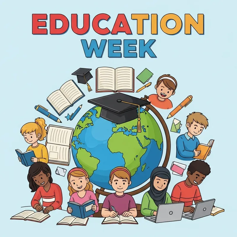 Celebrate Education Week with Diverse Learning Poster Celebrate Education Week with Diverse Learning Poster