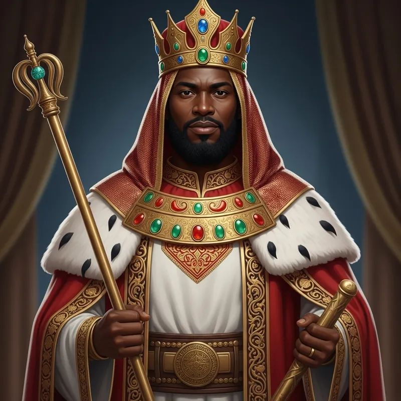 Israelite Negroe in Regal Garments