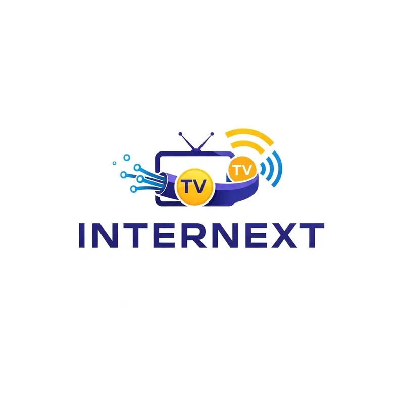 INTERNEXT: Fiber Optic Internet & TV Services | Modern Technology & Entertainment Logo Design INTERNEXT: Fiber Optic Internet & TV Services | Modern Technology & Entertainment Logo Design