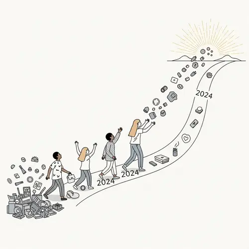 Journey of Self-Discovery & Transformation in 2024 | Minimalist Art