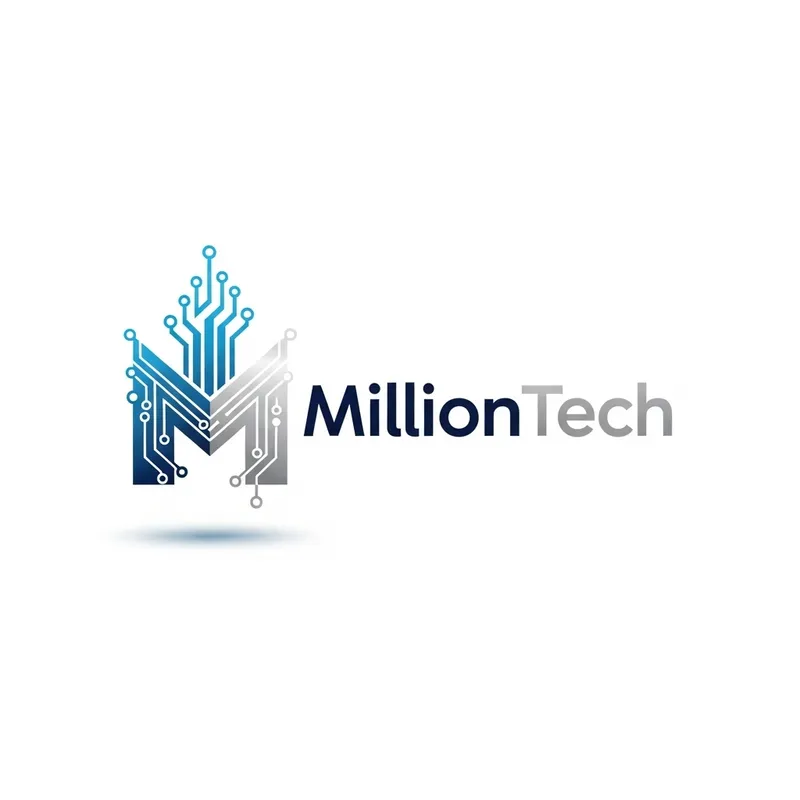 MillionTech | Professional IT Services Logo Design