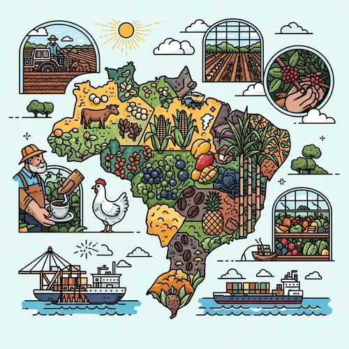 Brazil's Vibrant Agricultural Abilities | Graphic Showcase