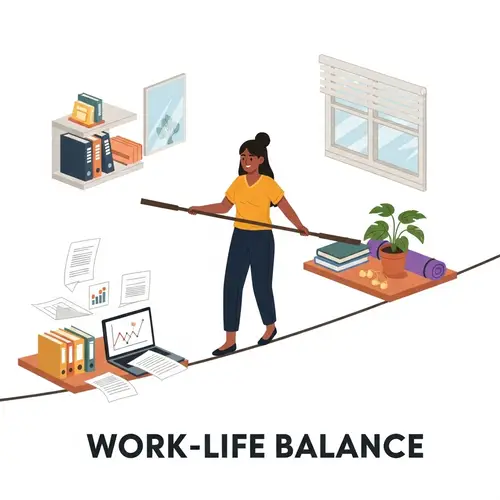 Achieving Work-Life Balance: An Animated Illustration