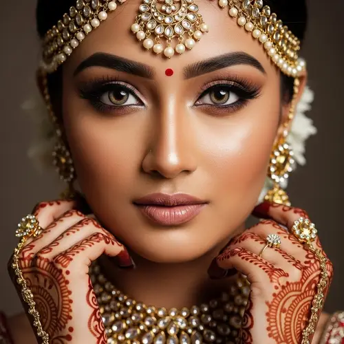 Hyper-Realistic Image of Beautiful Indian Woman | Traditional Attire & Jewelry