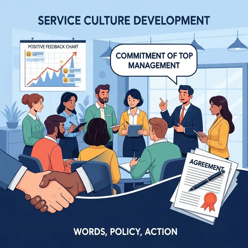 Developing a Service Culture: Top Management Commitment, Policy, & Action