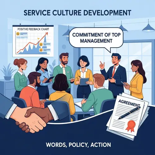Developing a Service Culture: Top Management Commitment & Action