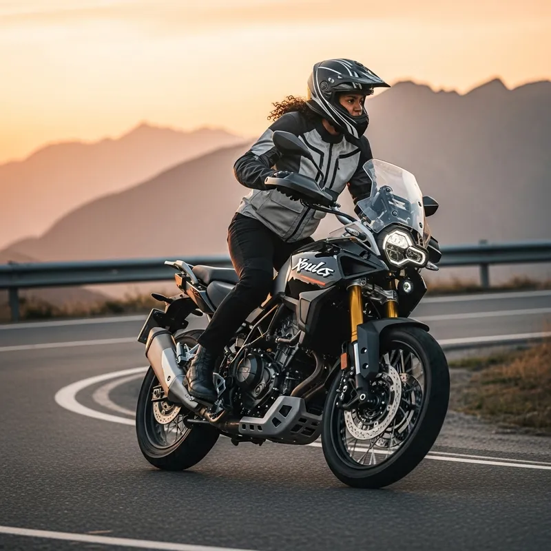 Exciting Xpulse Rider on Scenic Mountain Route