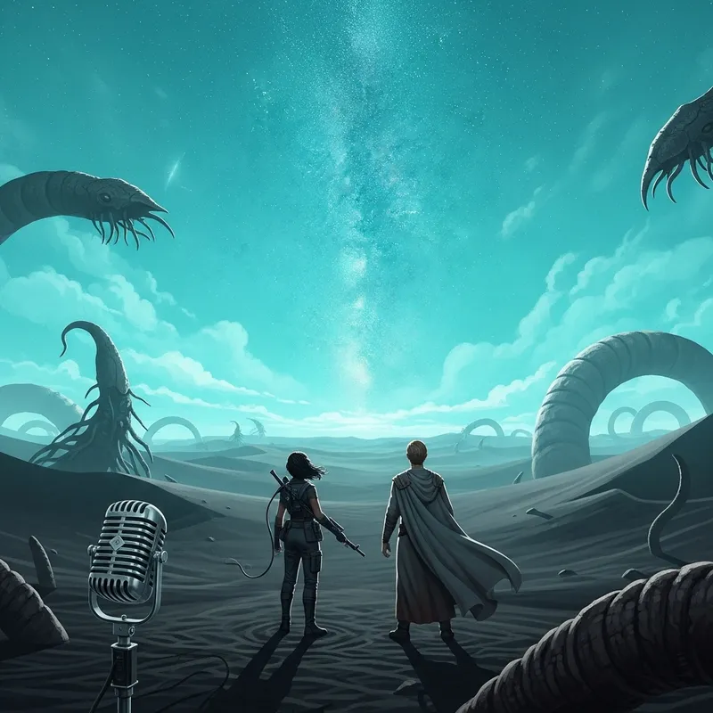 Dune Podcast Illustrations by Frank Herbert | Chitinous Creatures & Futuristic Fantasy