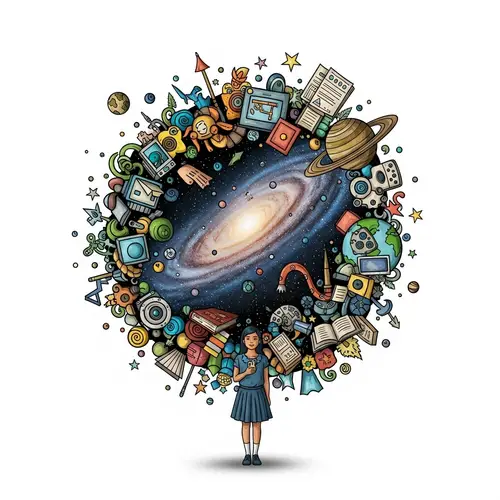 Young Hispanic Girl's Imaginary Universe | Creative Fusion