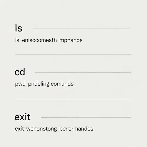 Minimalist Bash Commands Design | Elegant Monochrome Scheme