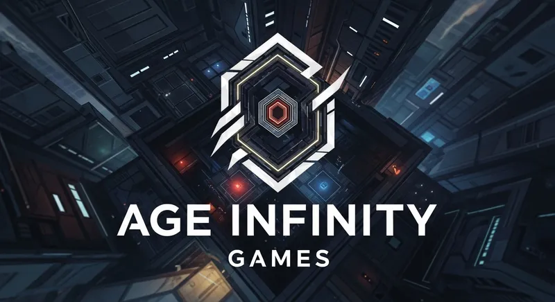 Intricate Futuristic Logo for Age Infinity Games VR Escape Rooms