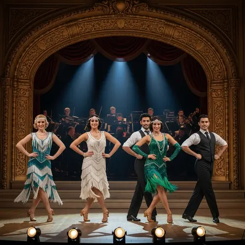 1920s Group Dance Costumes for Diverse Male & Female Dancers