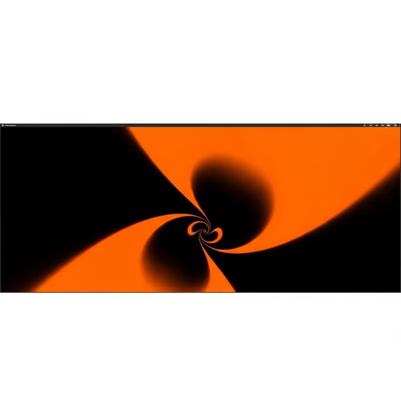 Orange and Black Desktop Wallpaper - Widescreen Background