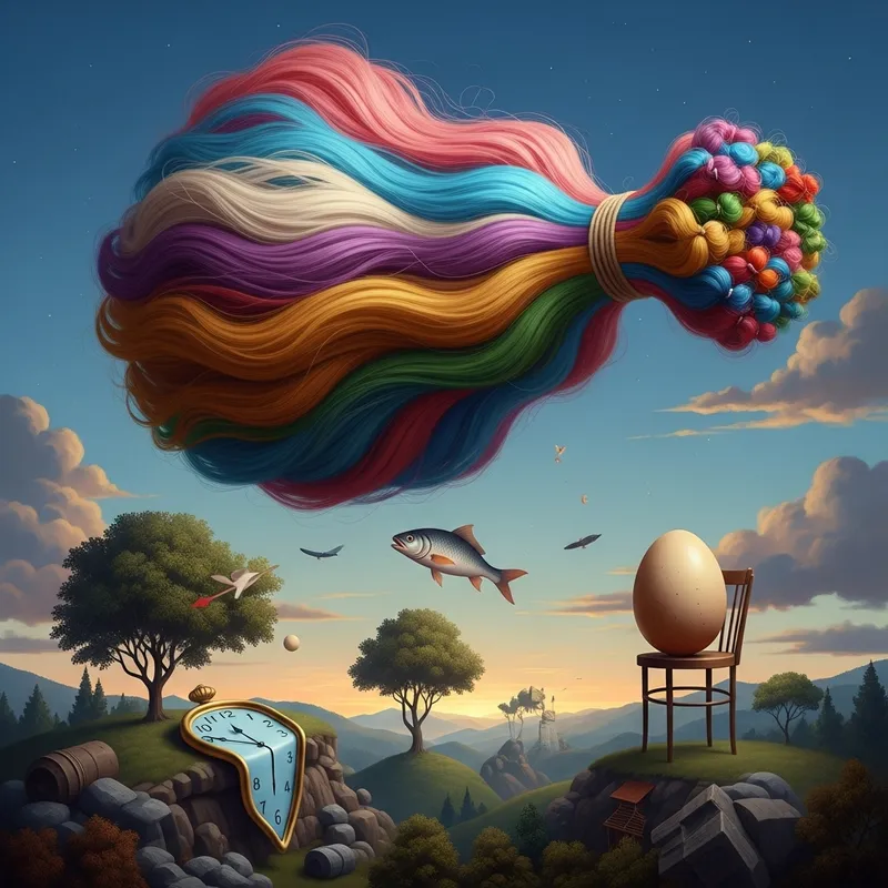 Surreal Hair Extension Artistry