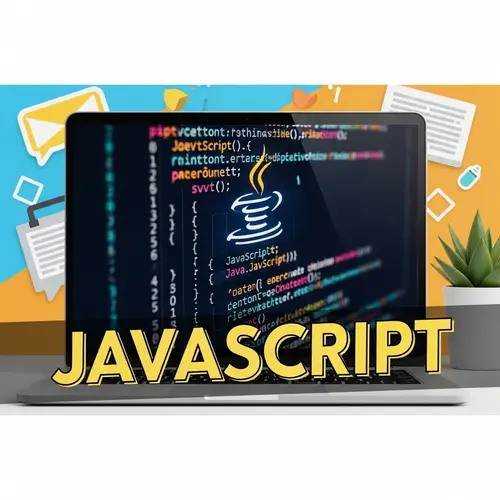 JavaScript Laptop Thumbnail for YouTube