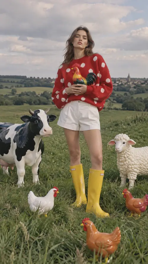 Surreal Countryside Fashion Editorial Photography