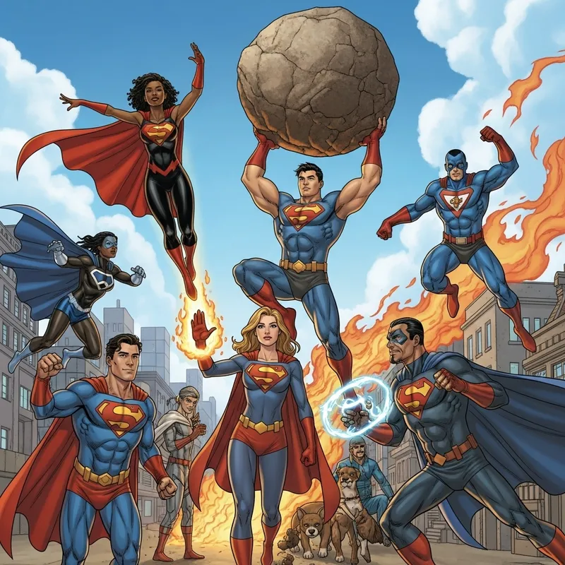 Gender Equality in Superhero Characters: A Diverse Representation