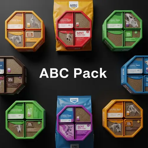 ABC Pack: Animal Feeds in Unique Quad Packs