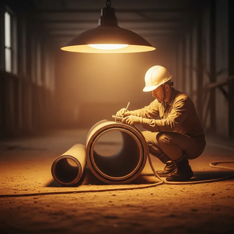 Efficient CIPP Pipe Lining in Warm Rustic Light