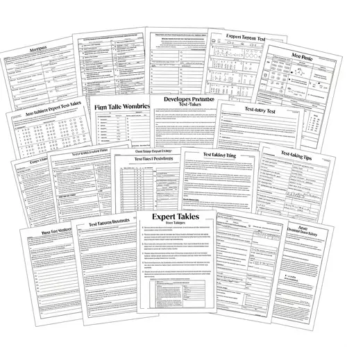 Printable Practice Tests & Worksheets for Expert Test-Takers