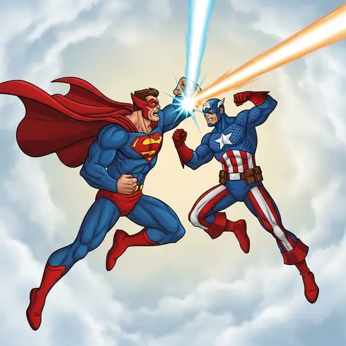 Epic Superhero Battle in the Clouds | Aerial Showdown