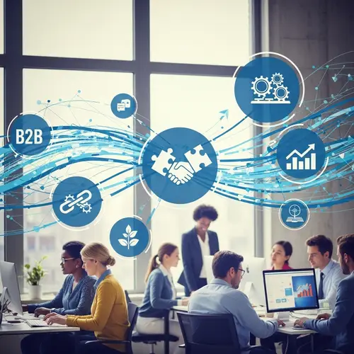 Dynamic B2B System | Business Networking Visual