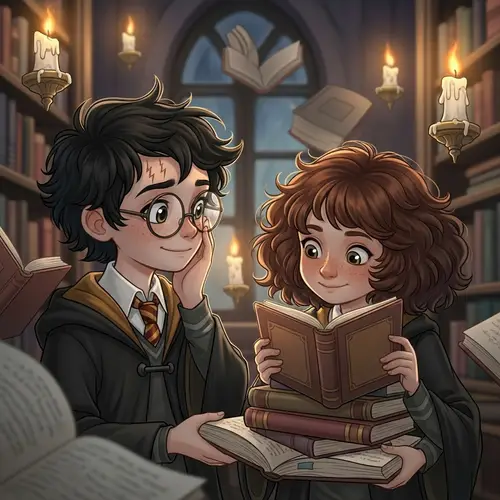 Harry Potter & Hermione Love: Wizarding Affection Story