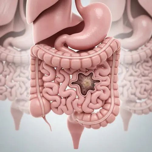 Colon Cancer: Detailed Medical Illustration