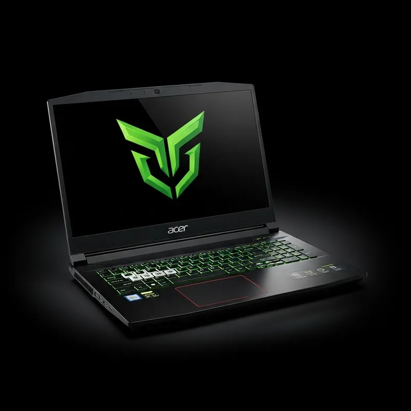 Green Acer Nitro Gaming Laptop Design