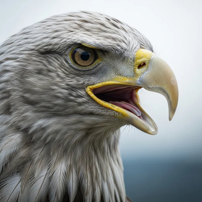 Detailed Eagle Head Image with Sharp Eyes and Regal Aura Detailed Eagle Head Image with Sharp Eyes and Regal Aura