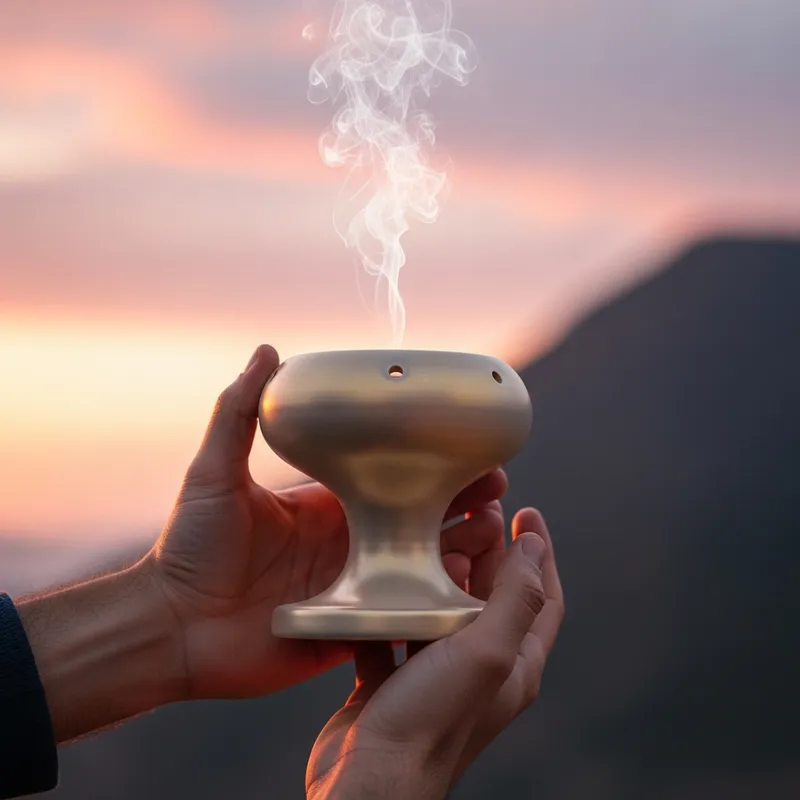 Hyperrealistic Ceramic Incense Burner Art