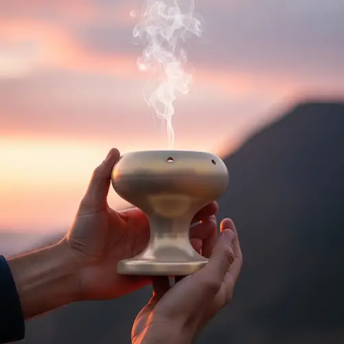 Hyperrealistic Ceramic Incense Burner Art