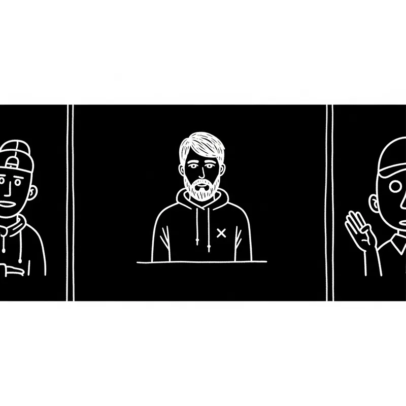 Minimalist Hand-Drawn Graffiti YouTube Banner Design