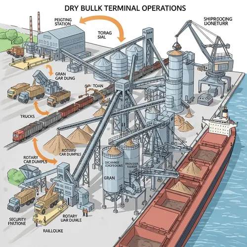 Efficient Dry Bulk Terminal Operations