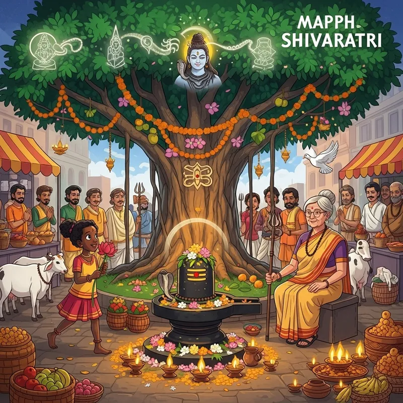 Maha Shivaratri Marketplace: Vibrant Celebration and Sacred Union