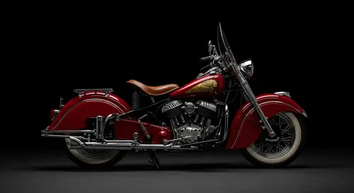 Vintage 1947 Indian Chief Motorcycle | Classic Design